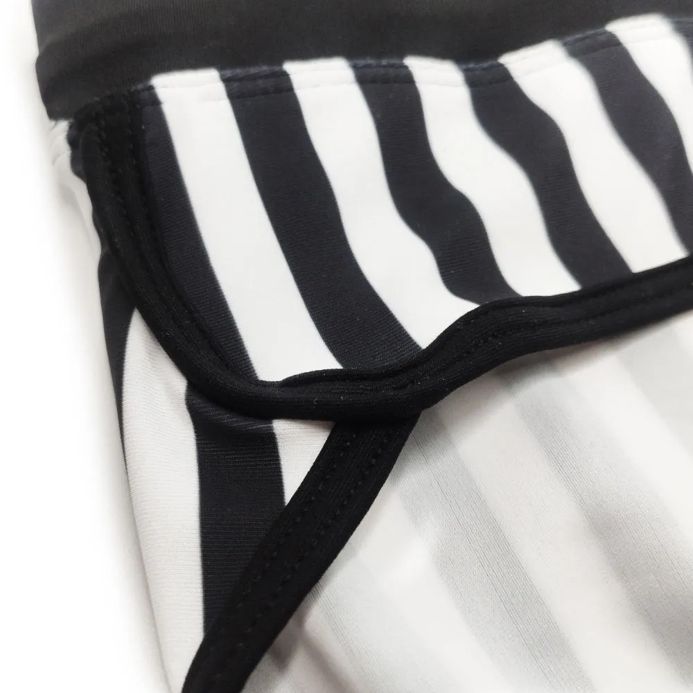 Mykonos Swim Briefs Black and White Striped w