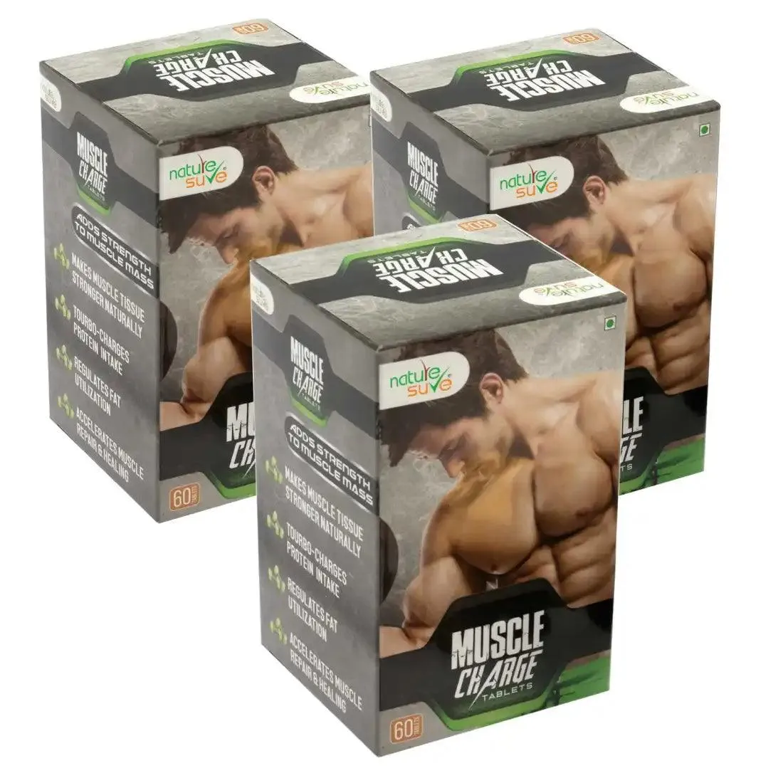Nature Sure Muscle Charge Tablets For Faster Muscle Recovery and Protein Absorption