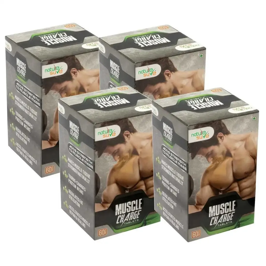 Nature Sure Muscle Charge Tablets For Faster Muscle Recovery and Protein Absorption