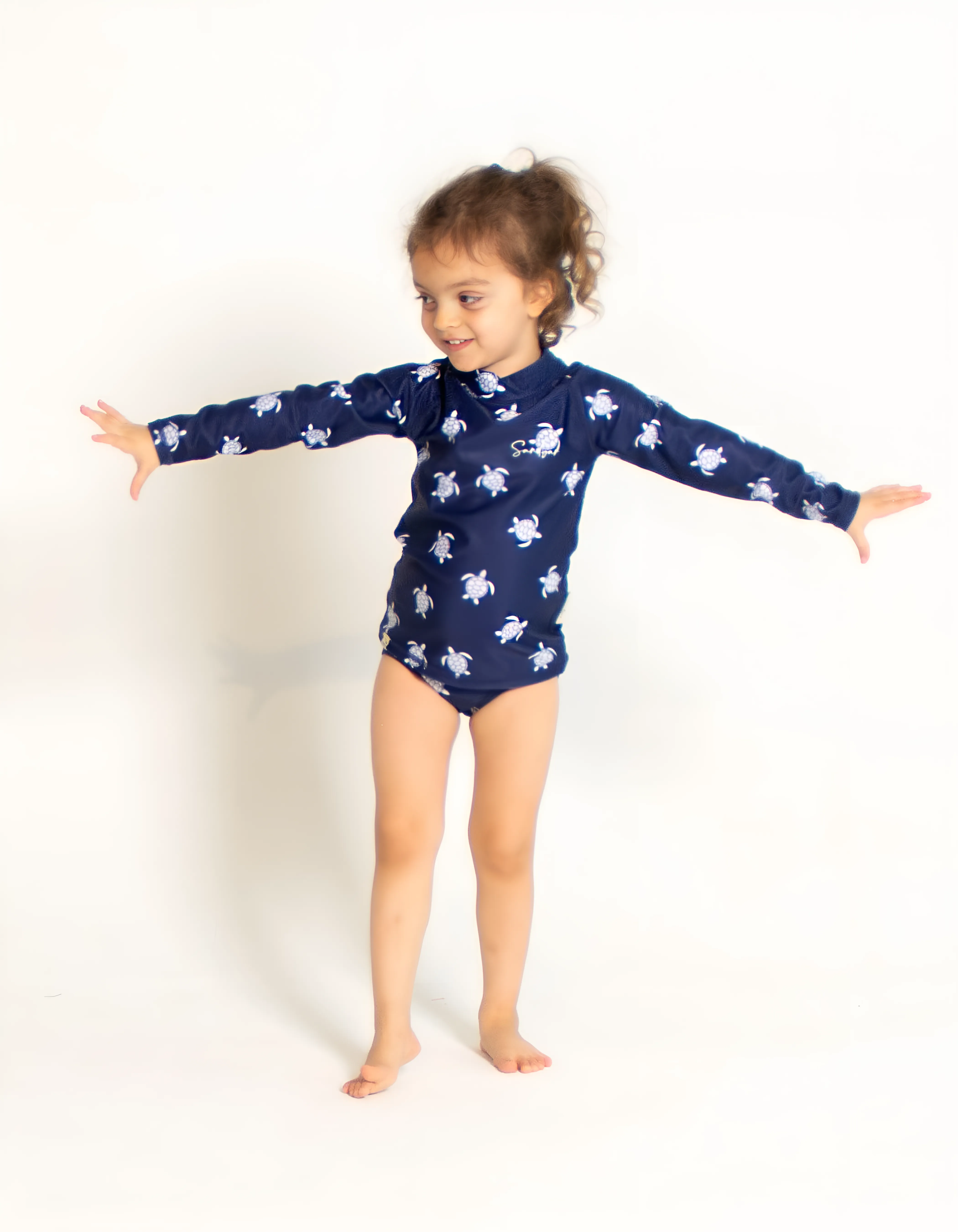 Navy Turtle Rash Guard