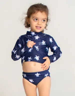 Navy Turtle Rash Guard