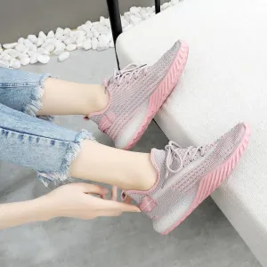 Netzoberfläche Atmungsaktive Schnürsenkel-Sportschuhe