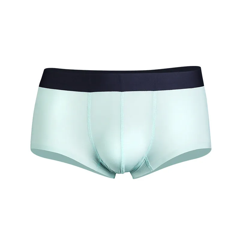 New Ice Silk Seamless Solid Color Men's Underwear
