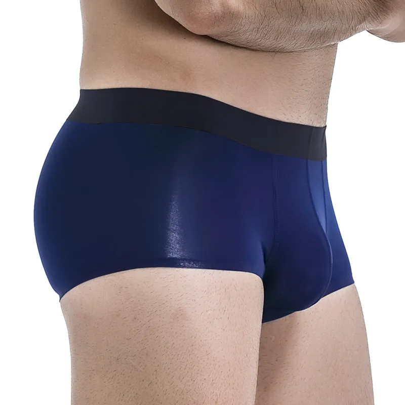 New Ice Silk Seamless Solid Color Men's Underwear