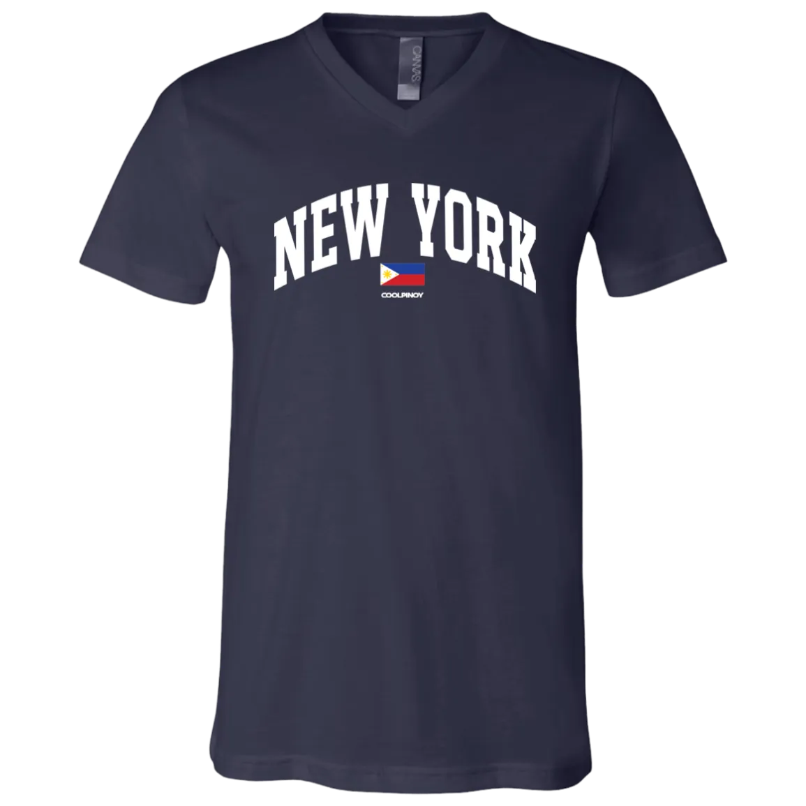 New York Unisex Jersey V-Neck T-Shirt