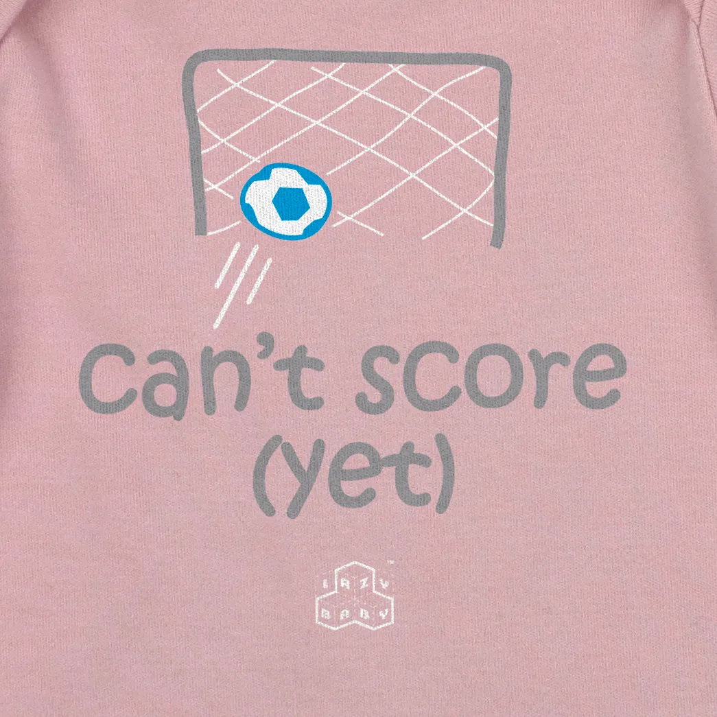Newborn gift for footballers - Can't score yet