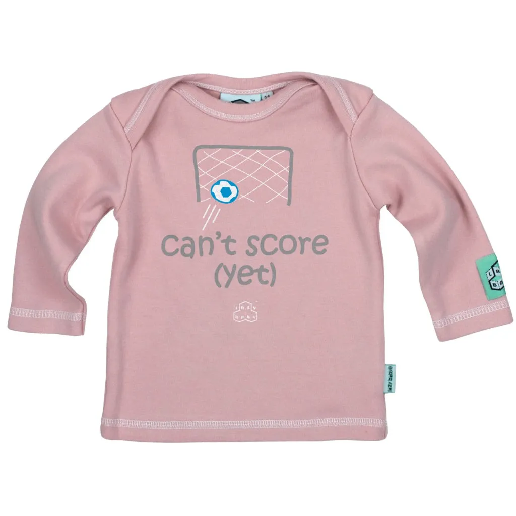 Newborn gift for footballers - Can't score yet