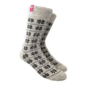 Norwool Wool Socks Denmark, Natural/Black