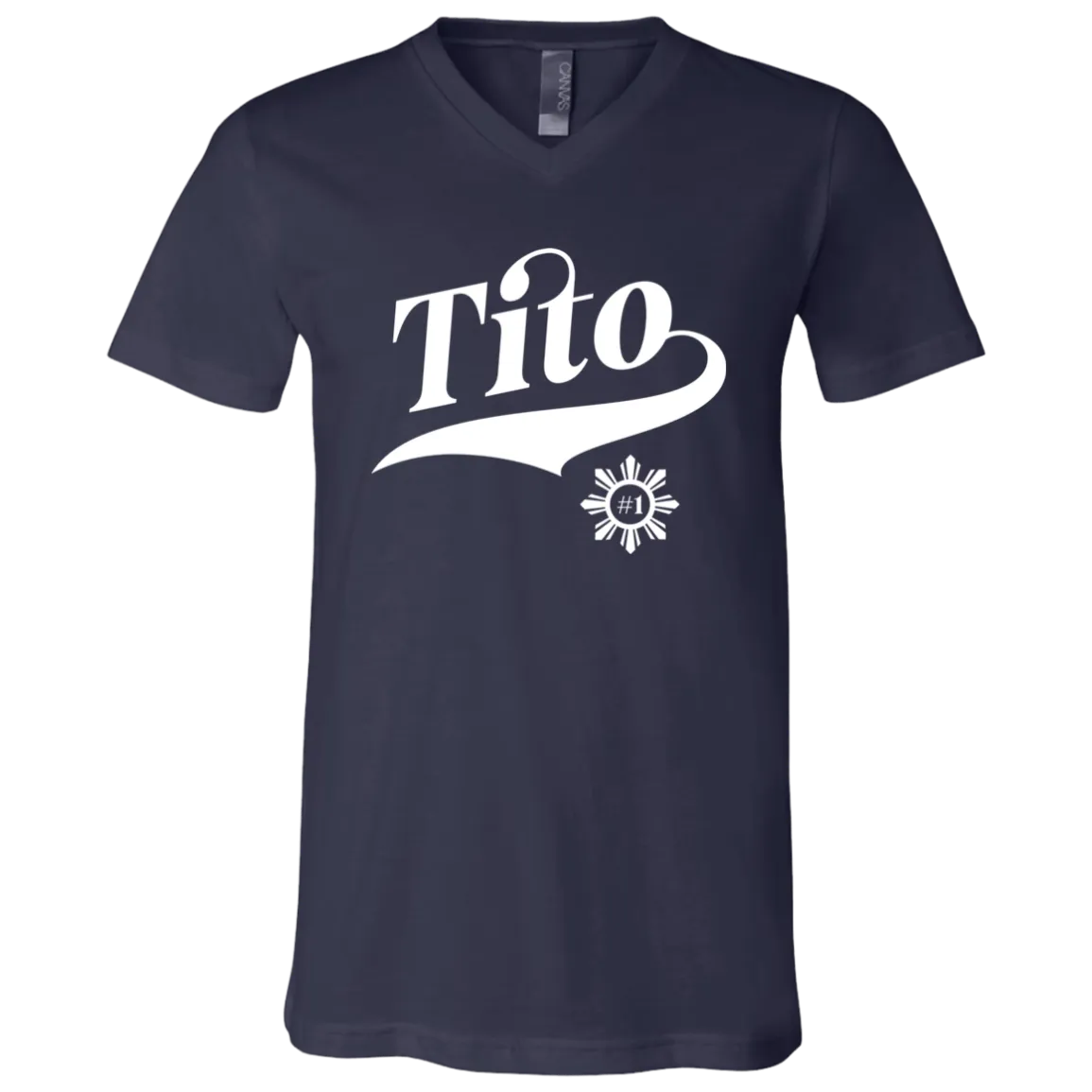Number One Tito Unisex Jersey V-Neck T-Shirt