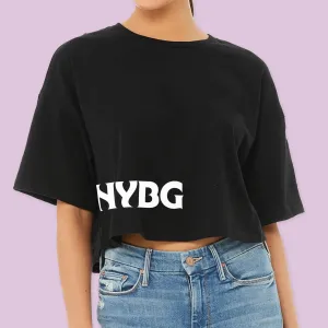 NYBG Crop T-shirt | Black