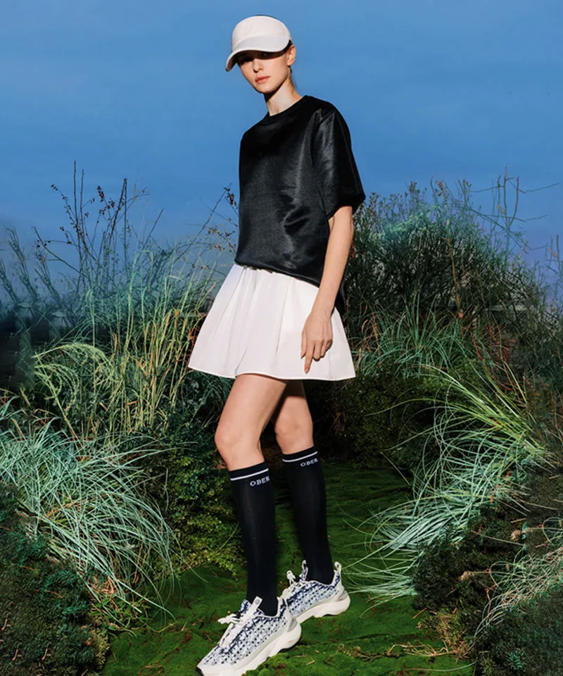 OBER Golf Cooling Line Knee Socks  - Black