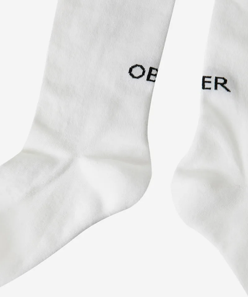 OBER Golf One-Tone Color Blocking Socks - Black