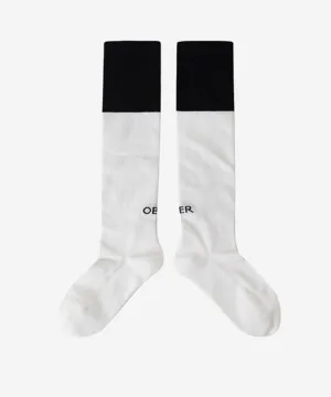 OBER Golf One-Tone Color Blocking Socks - Black