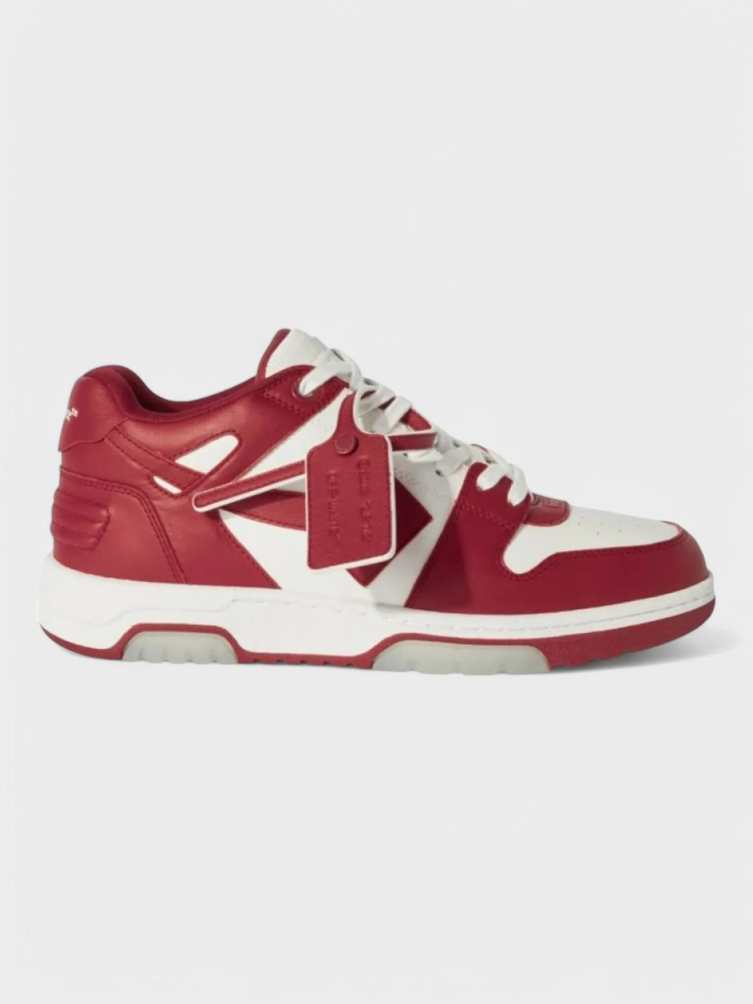 Off-White Out Of Office Ooo Low Tops Red