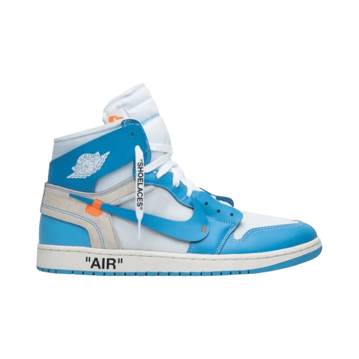Off-White x Jordan 1 High OG 'UNC' - Gently Enjoyed (Used) Men 12 - No Box