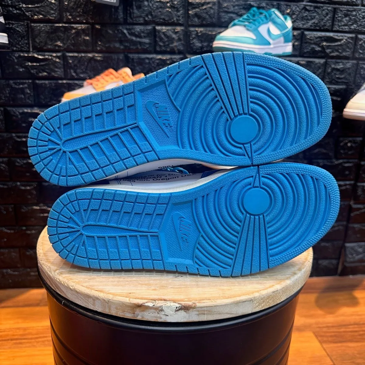 Off-White x Jordan 1 High OG 'UNC' - Gently Enjoyed (Used) Men 12 - No Box