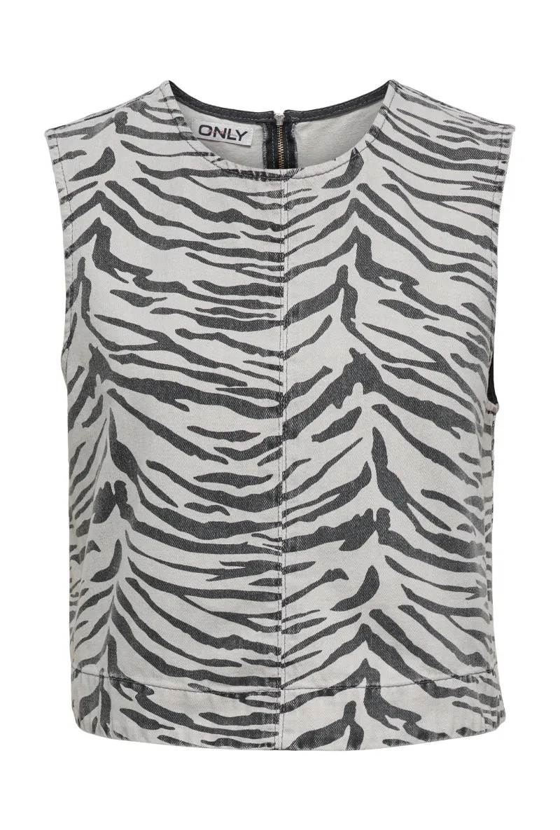 ONLY DORSI ZEBRA TOP