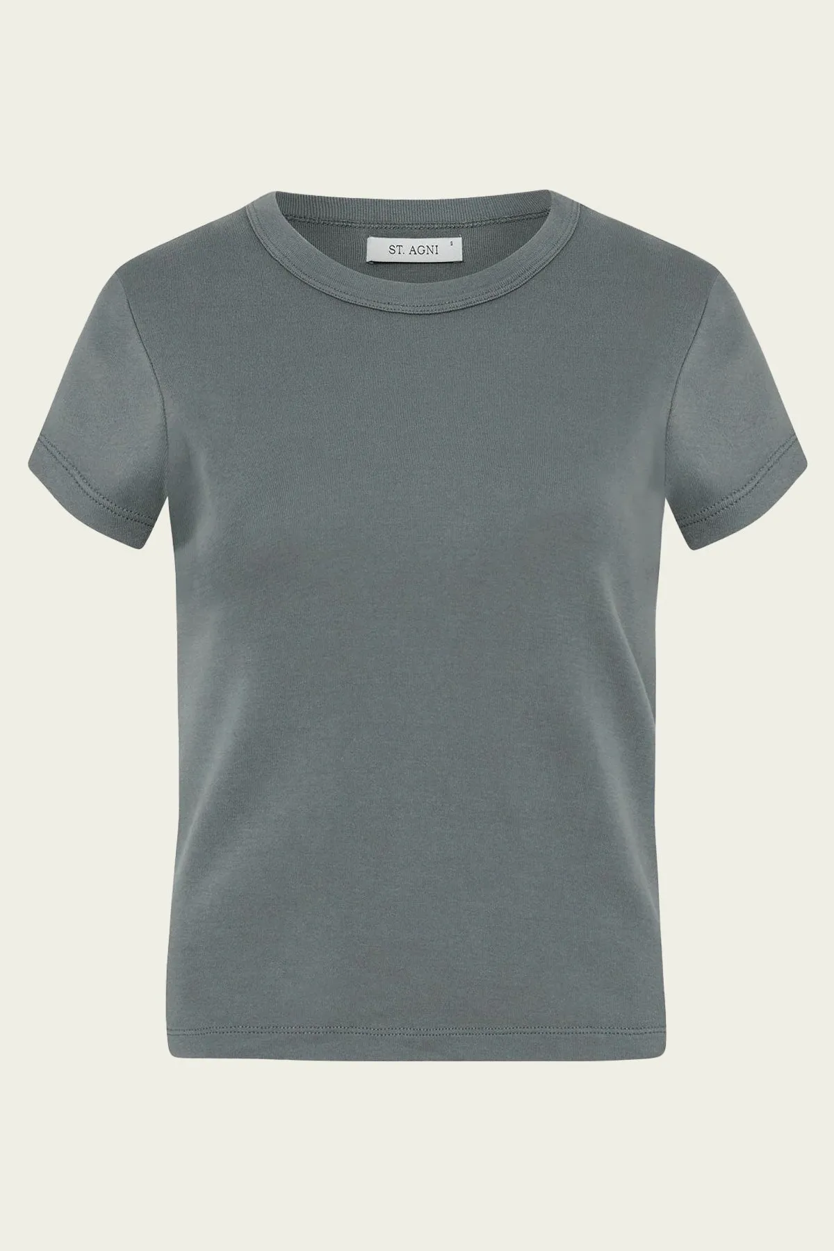 Organic Cotton Baby Tee in Balsam Green