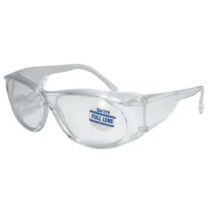 ORS Nasco Full-Lens Magnifying Safety Glasses, 1.75 Diopter, Clear Polycarbonate Lens/Tint, Clear Frame, MS175