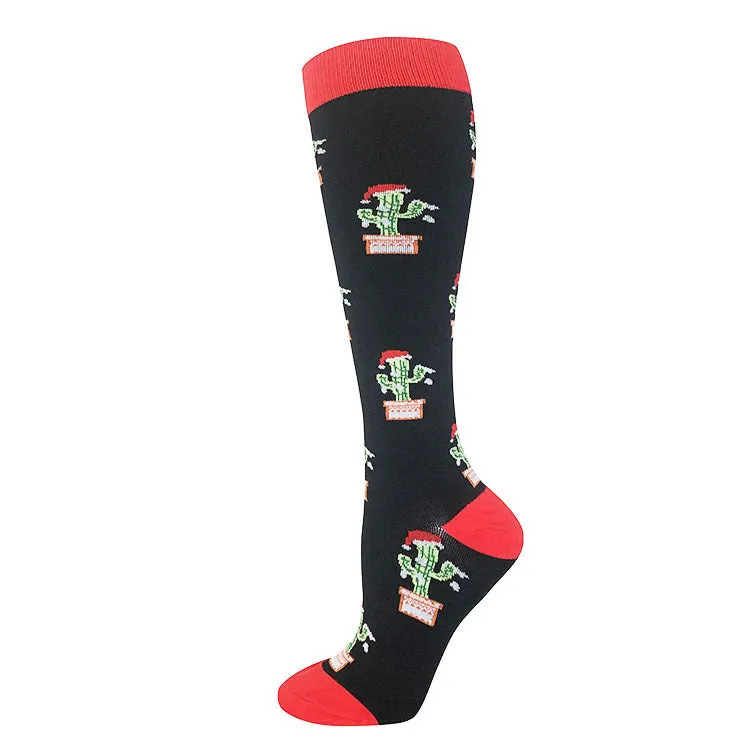 Outdoor Cycling Compression Athletic Tube Socks