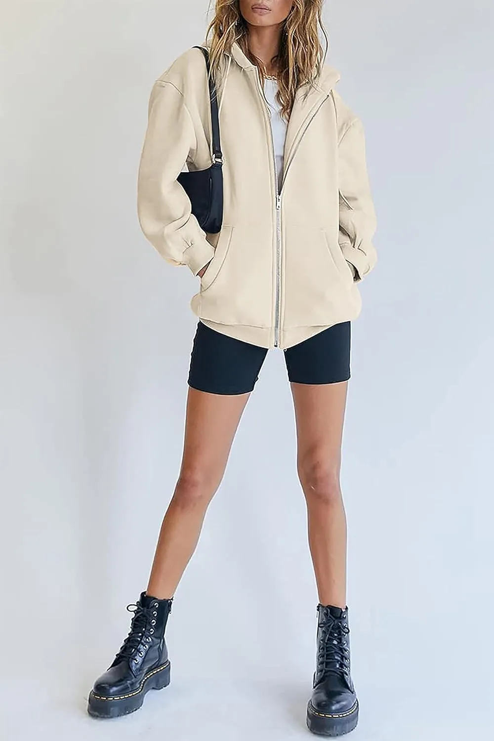 Oversized Zip Up Hoodie