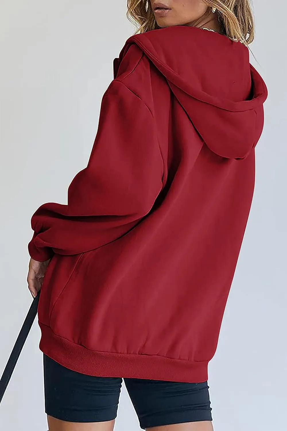 Oversized Zip Up Hoodie