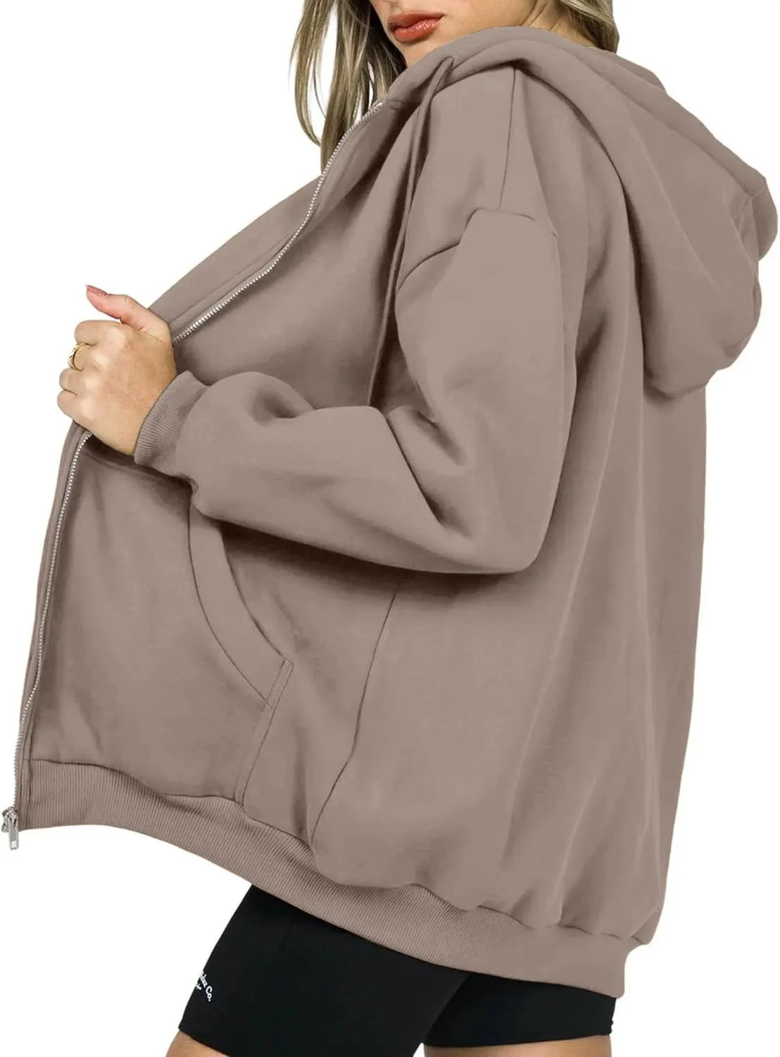 Oversized Zip Up Hoodie