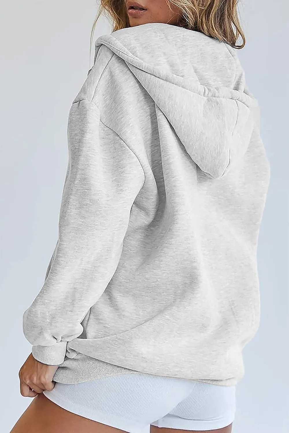 Oversized Zip Up Hoodie