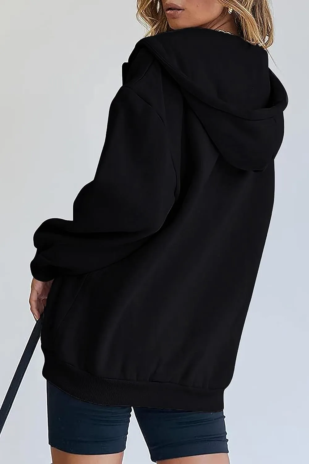 Oversized Zip Up Hoodie