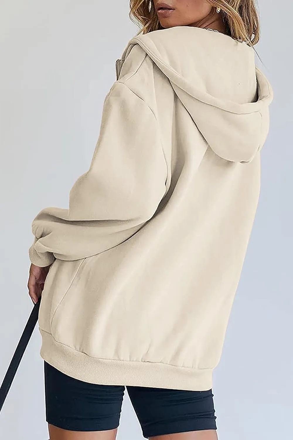 Oversized Zip Up Hoodie