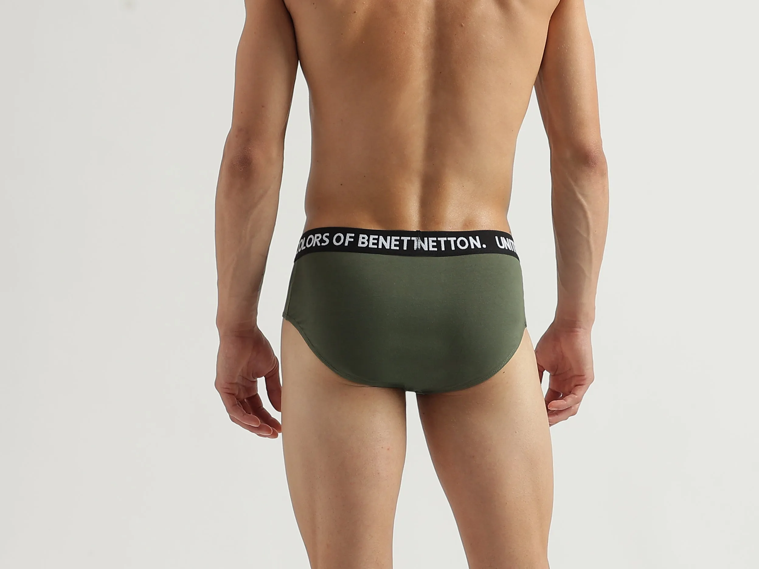 Pack of 2 Solid Colour Low Rise Briefs
