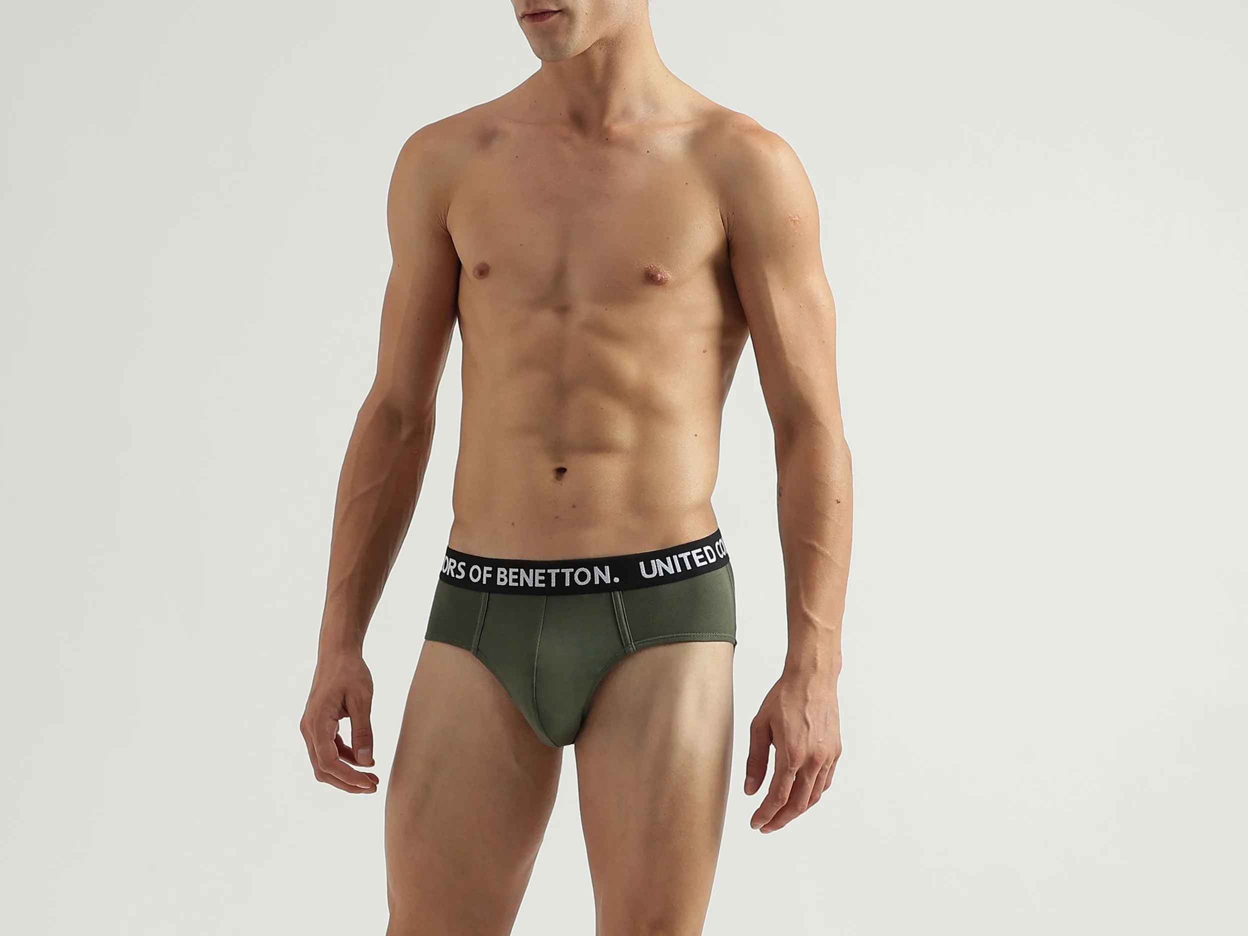 Pack of 2 Solid Colour Low Rise Briefs