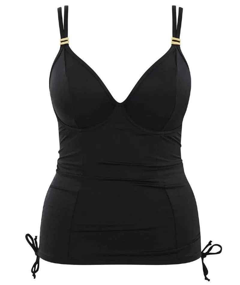 Panache Swimwear Anya Riva Balconnet Underwired Tankini - Black