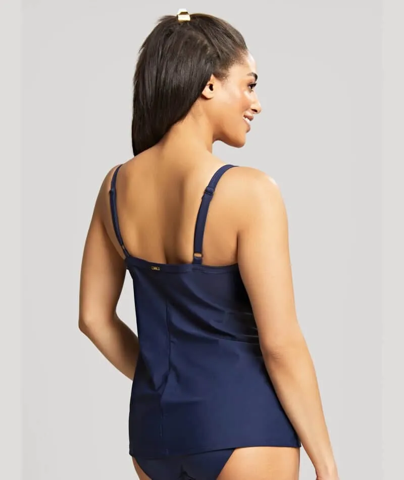 Panache Swimwear Oceana Balconnet D-J Cup Tankini Top - Navy