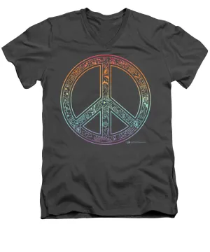 Peace Sign - Men's V-Neck T-Shirt