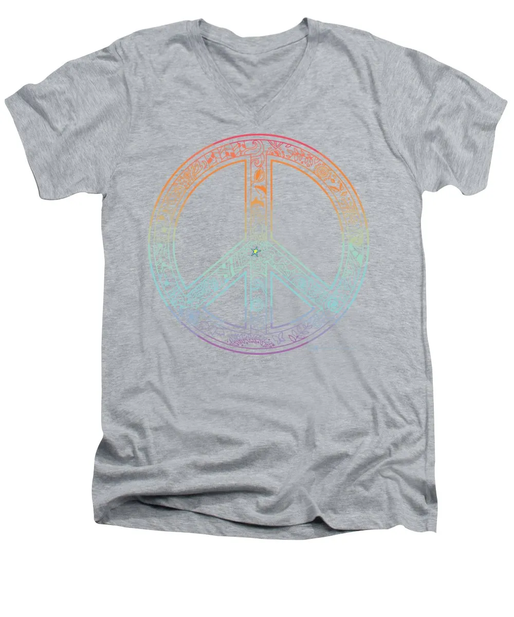 Peace Sign - Men's V-Neck T-Shirt