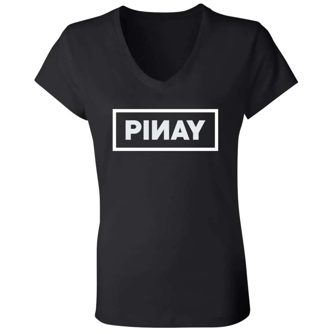 Pinay BP Ladies' Jersey V-Neck T-Shirt