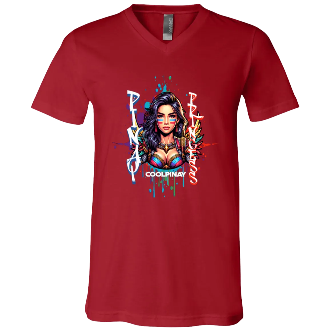 Pinay Princess Unisex Jersey V-Neck T-Shirt