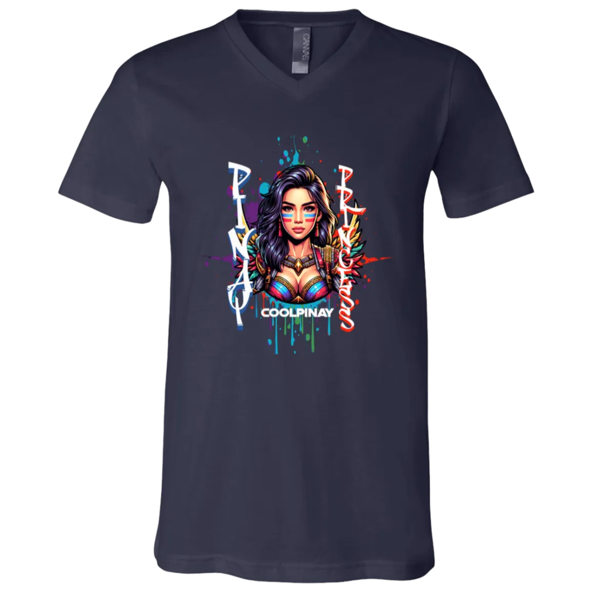 Pinay Princess Unisex Jersey V-Neck T-Shirt