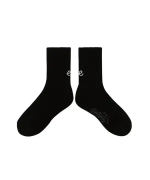 PIV'VEE ee Logo Socks - Ebony Black