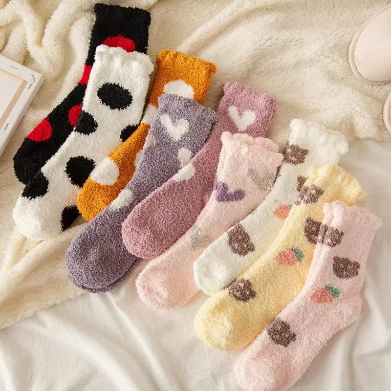 Playful Patterns Woolen Socks