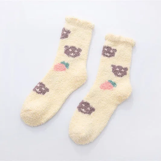 Playful Patterns Woolen Socks