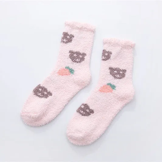 Playful Patterns Woolen Socks