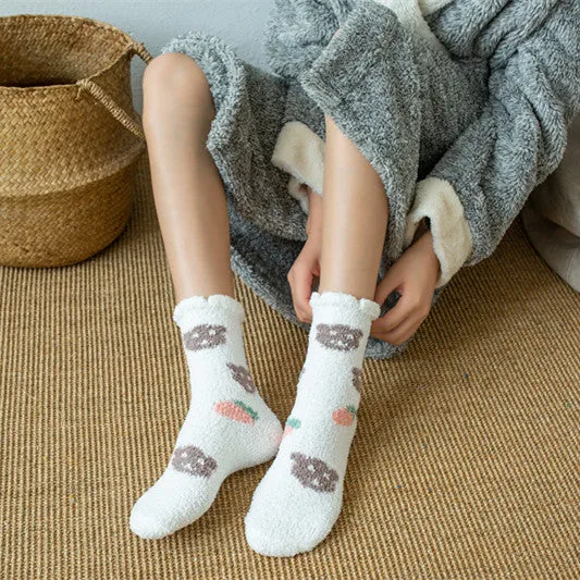 Playful Patterns Woolen Socks