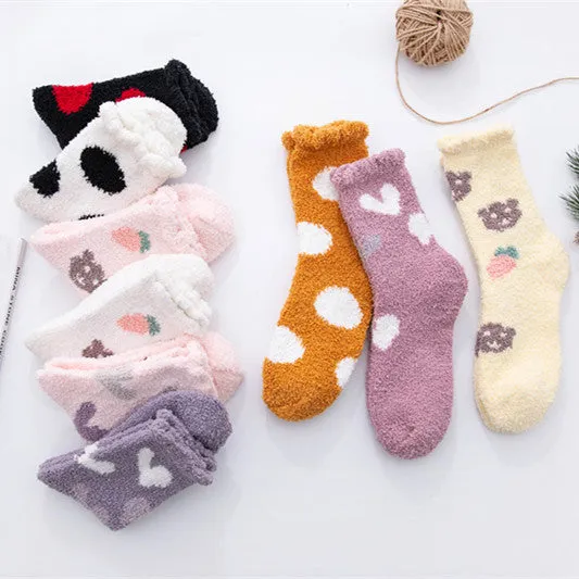 Playful Patterns Woolen Socks