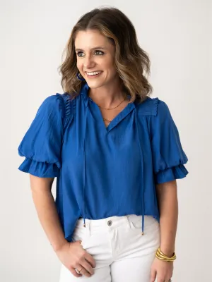 Playful Puff Sleeve Blouse