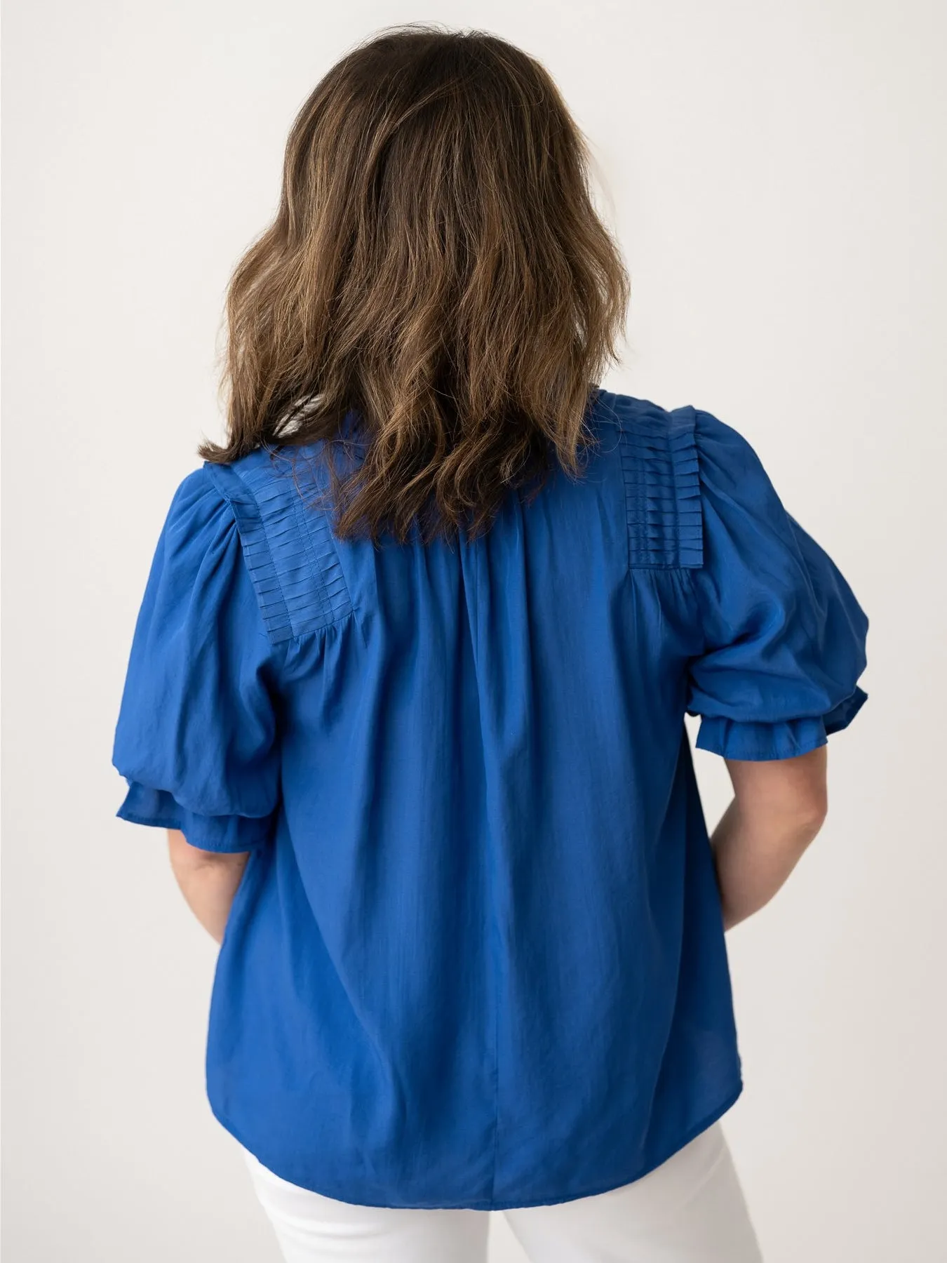 Playful Puff Sleeve Blouse