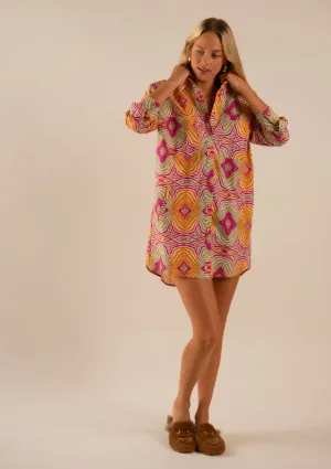 Preslie Poplin Shirt Dress Mesmerized