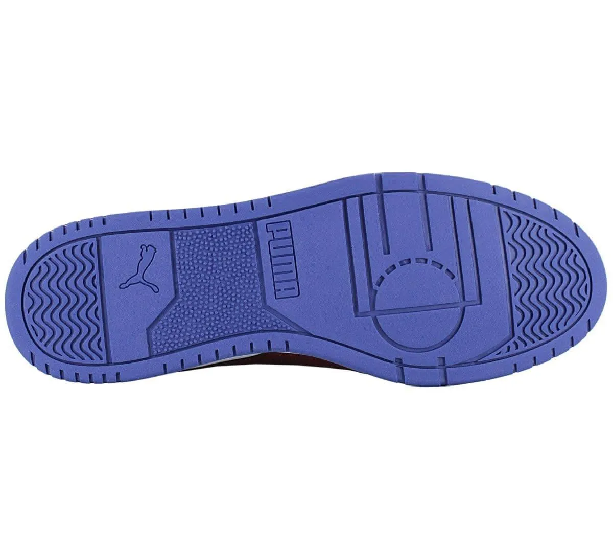 Puma Rebound RBD GAME Low - Herren Schuhe Leder Blau-Weiß 386373-15