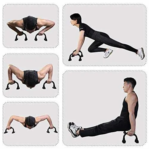 Push Up Bar Stands with Non slip Foam Grip